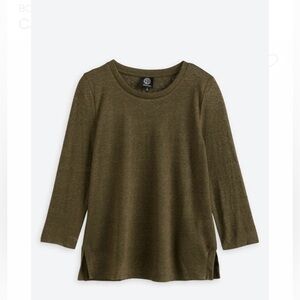 Bobeau Caty Side Slit Knit Top